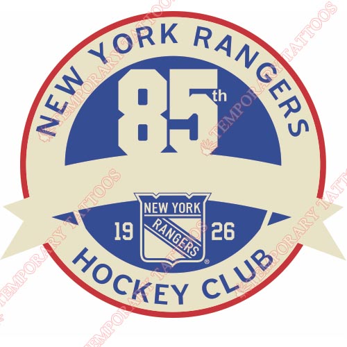 New York Rangers Customize Temporary Tattoos Stickers NO.244